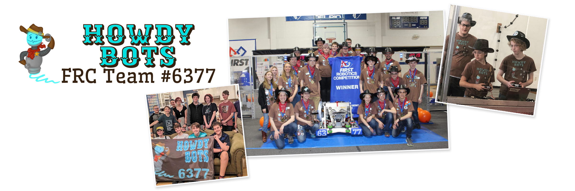 images of students on FRC team